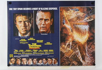 Lot 1044 - The Towering Inferno, 1974, UK quad poster,...