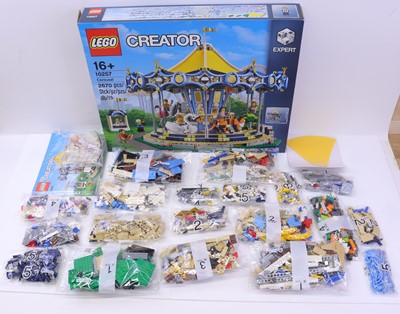 Lot 1 - Lego Creator No. 10257 Carousel, housed in a...