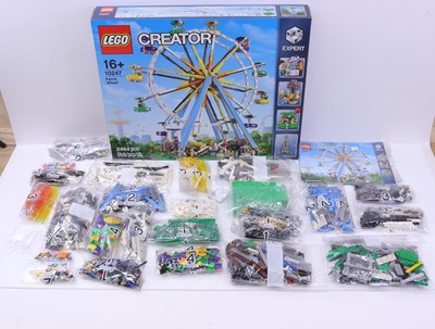 Lot 4 - Lego Creator No. 10247 Ferris Wheel, battery...