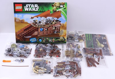 Lot 9 - Lego Star Wars No. 75020 Jabba's Sail Barge,...