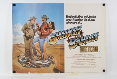 Lot 1050 - Smokey & The Bandit Ride Again, 1980, UK quad...