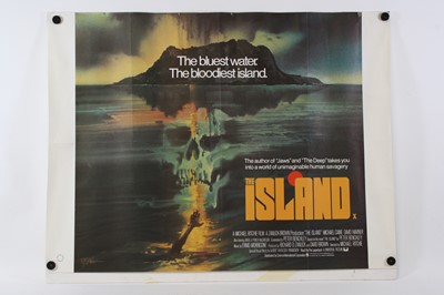 Lot 1053 - The Island, 1980, UK quad film poster,...