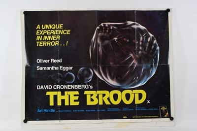 Lot 1054 - The Brood, 1979, UK quad film poster, directed...