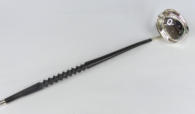Lot 2072 - An Elizabeth II silver toddy ladle in the...