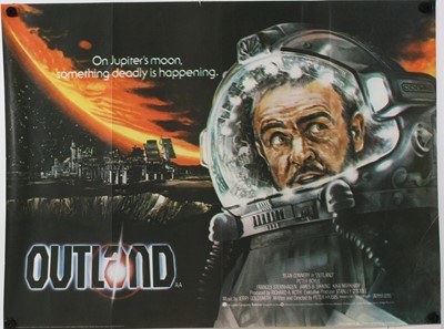 Lot 1058 - Outland, 1981, UK quad film poster, starring...