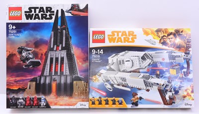 Lot 19 - Lego Disney Star Wars group of two sets, to...