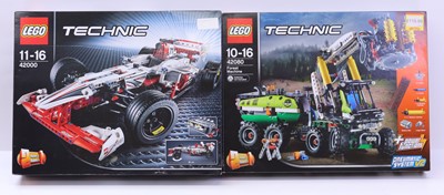 Lot 38 - Lego Technic group of two sets to include No....