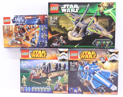 Lot 39 - Lego Disney Star Wars group of four sets to...
