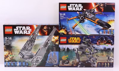 Lot 48 - Lego Disney Star Wars group of three sets to...