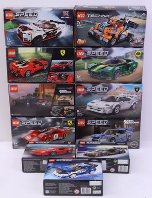 Lot 51 - Lego Speed Champions collection of sets to...
