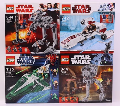 Lot 52 - Lego Disney Star Wars group of four sets to...