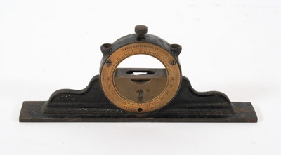 Lot 294 - A 6" Davis Level & Tool Co mantle clock...