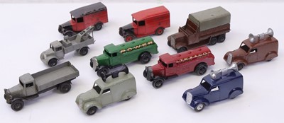 Lot 312 - 10 various loose play worn and repainted Dinky...
