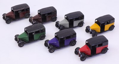 Lot 1162 - 7 various play worn and repainted Dinky Toys...