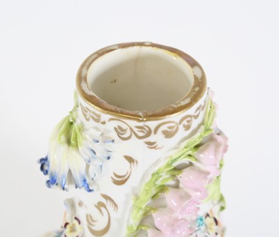 Lot 5 - A 19th century Coalport Colebrookdale vase and...