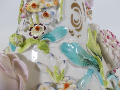 Lot 5 - A 19th century Coalport Colebrookdale vase and...