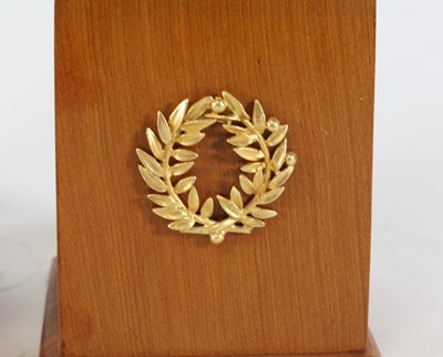 Lot 10 - A pair of contemporary gilt metal mounted...