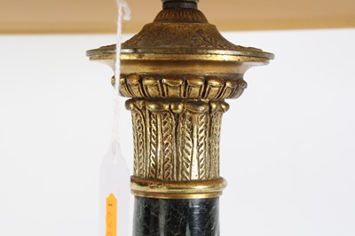 Lot 14 - *A gilt metal mounted and variagated green...
