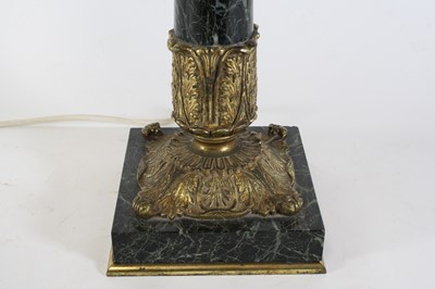 Lot 14 - *A gilt metal mounted and variagated green...