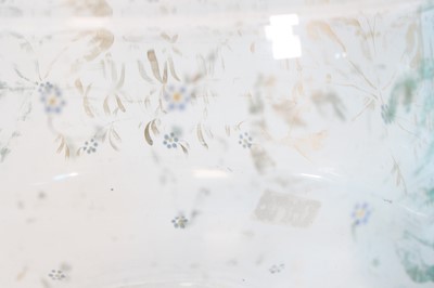 Lot 20 - A pair of early 20th century French glass...