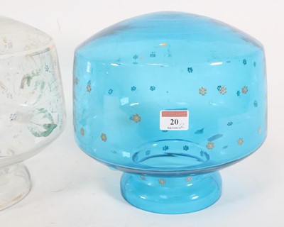 Lot 20 - A pair of early 20th century French glass...