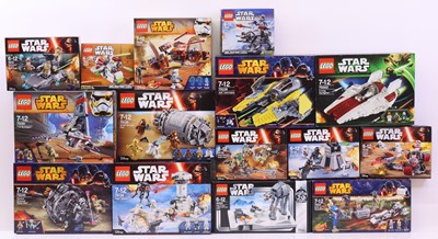 Lot 65 - Lego Disney Star Wars collection of sets to...