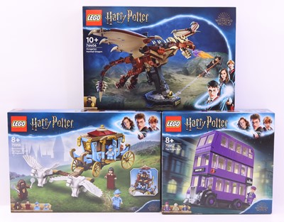 Lot 66 - Lego Harry Potter Wizarding World group of...