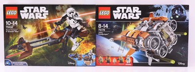 Lot 78 - Lego Star Wars Disney group of two sets to...