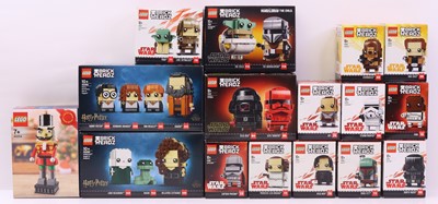 Lot 79 - Lego BrickHeadz collection of Star Wars and...