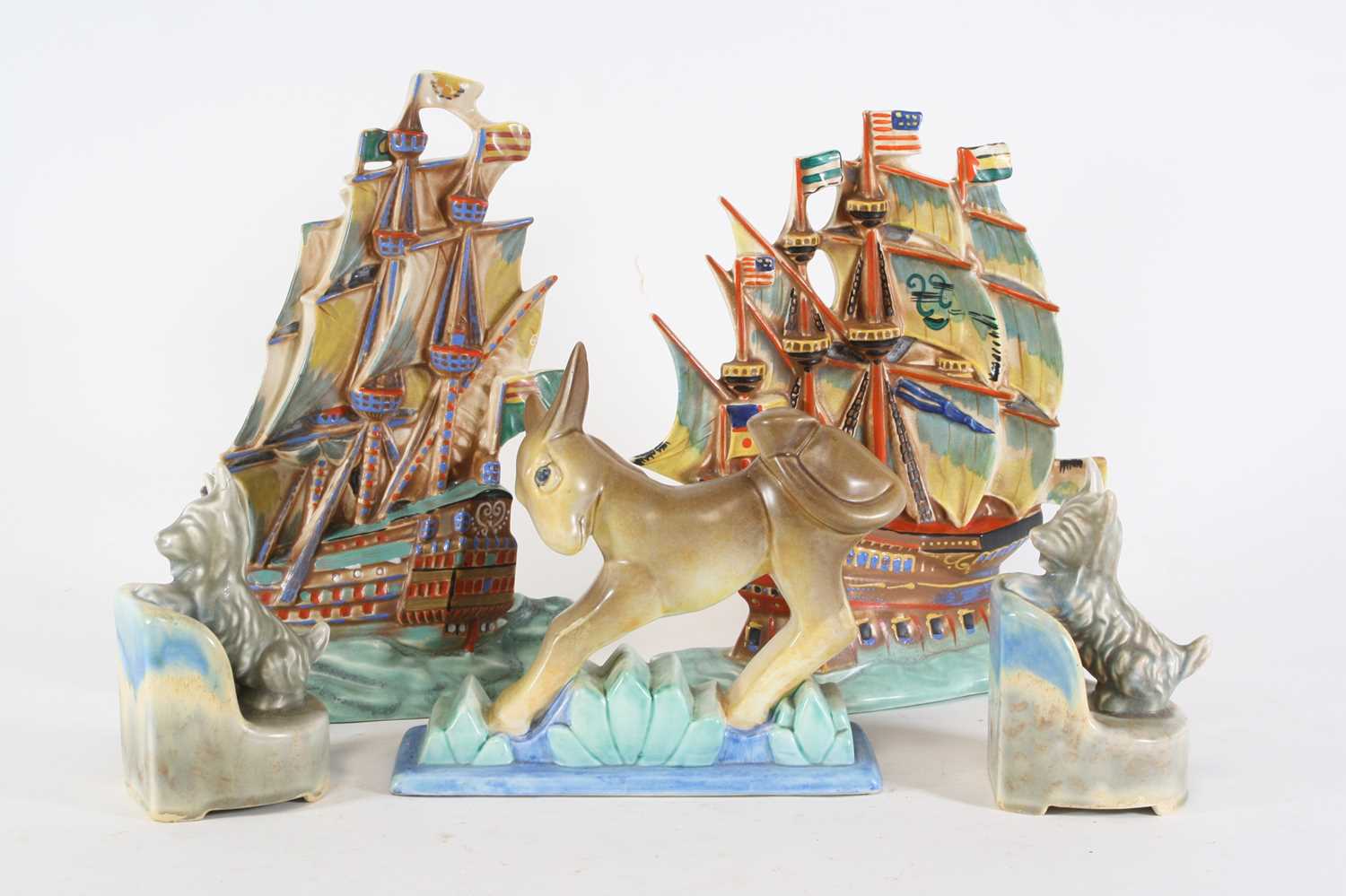 Lot 35 - A Beswick Ware matt glazed pottery figure of a...