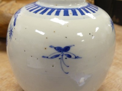 Lot 50 - A Chinese export porcelain blue and white soup...
