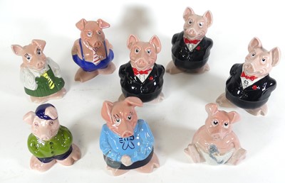 Lot 53 - A collection of eight reproduction Wade...