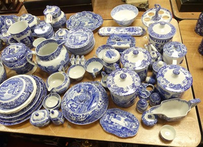 Lot 85 - An extensive collection of Spode transfer...