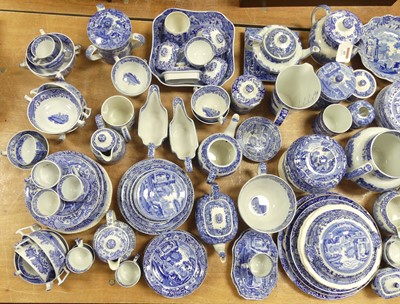 Lot 85 - An extensive collection of Spode transfer...