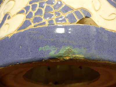 Lot 80 - A contemporary Chinese pottery garden seat,...