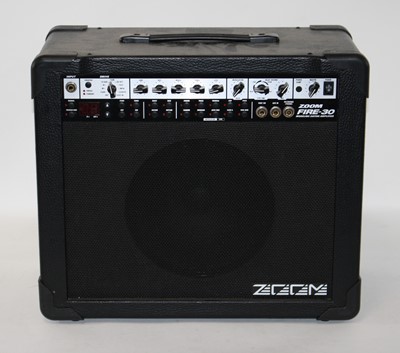 Lot 1151 - A Zoom Fire-30 Modelling Guitar Amplifier,...