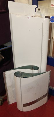 Lot 1131 - A group of three circa 1970s painted aluminium...
