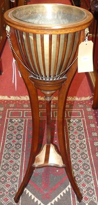 Lot 1191 - An Edwardian mahogany circular jardiniere...