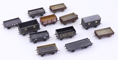 Lot 748 - 12 kit built 00 gauge wagons to include LNWR 2...
