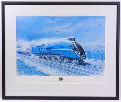 Lot 34 - Terence Cuneo, framed and glazed landscape...