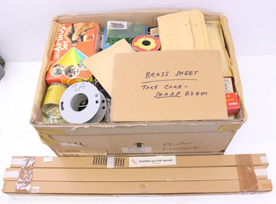 Lot 759 - Large box containing various 00 gauge scenic...