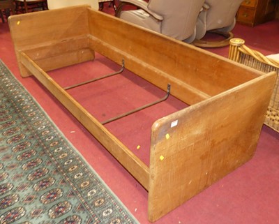 Lot 1287 - *Dick Russell - a 1970s pitch pine daybed...