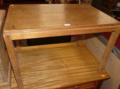 Lot 1313 - *A 1970s teak low occasional table, width 68.5cm