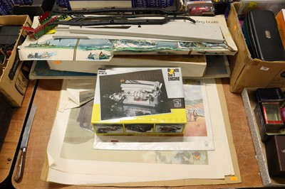 Lot 585 - A collection of plastics kits to include;...