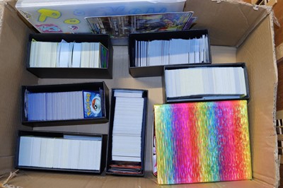 Lot 586 - A box containing collection of Pokémon trading...