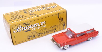 Lot 1707 - Brooklin Collection 1/43rd scale white metal...