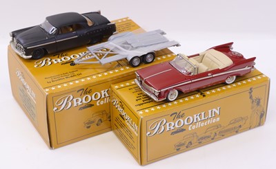 Lot 1710 - Brooklin Collection 1/43rd scale white metal...
