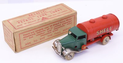 Lot 1788 - Triang Minic clockwork Petrol Tanker, green...