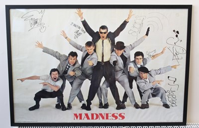 Lot 1198 - Madness, a poster for the release of the 1981...