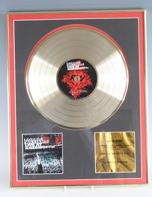 Lot 1281 - Robbie Williams - Live At Knebworth, a gold...